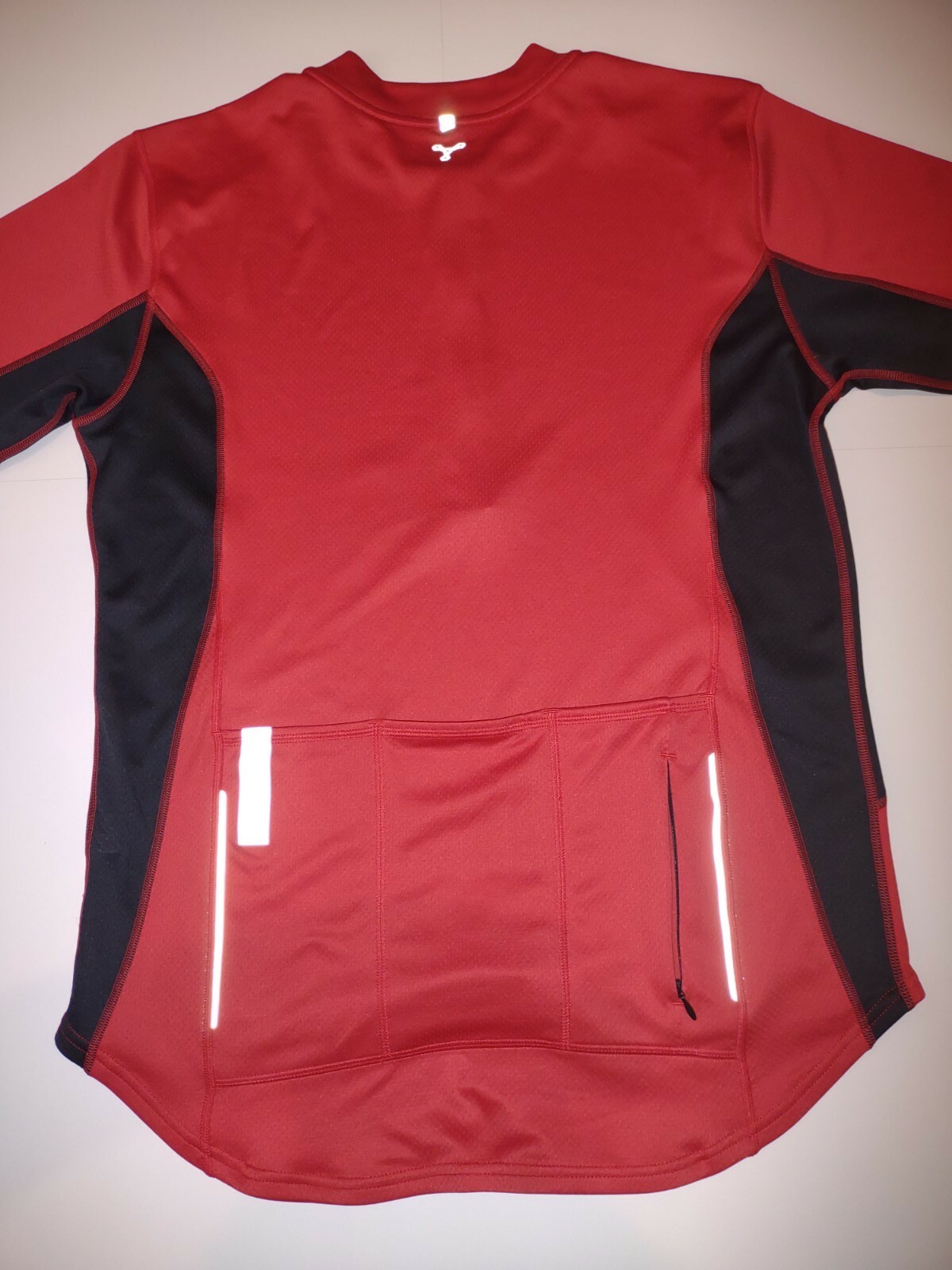 TRAYL Mountain Bike Cycling Jersey Men’s Size L Large Red/Black Shirt Biking