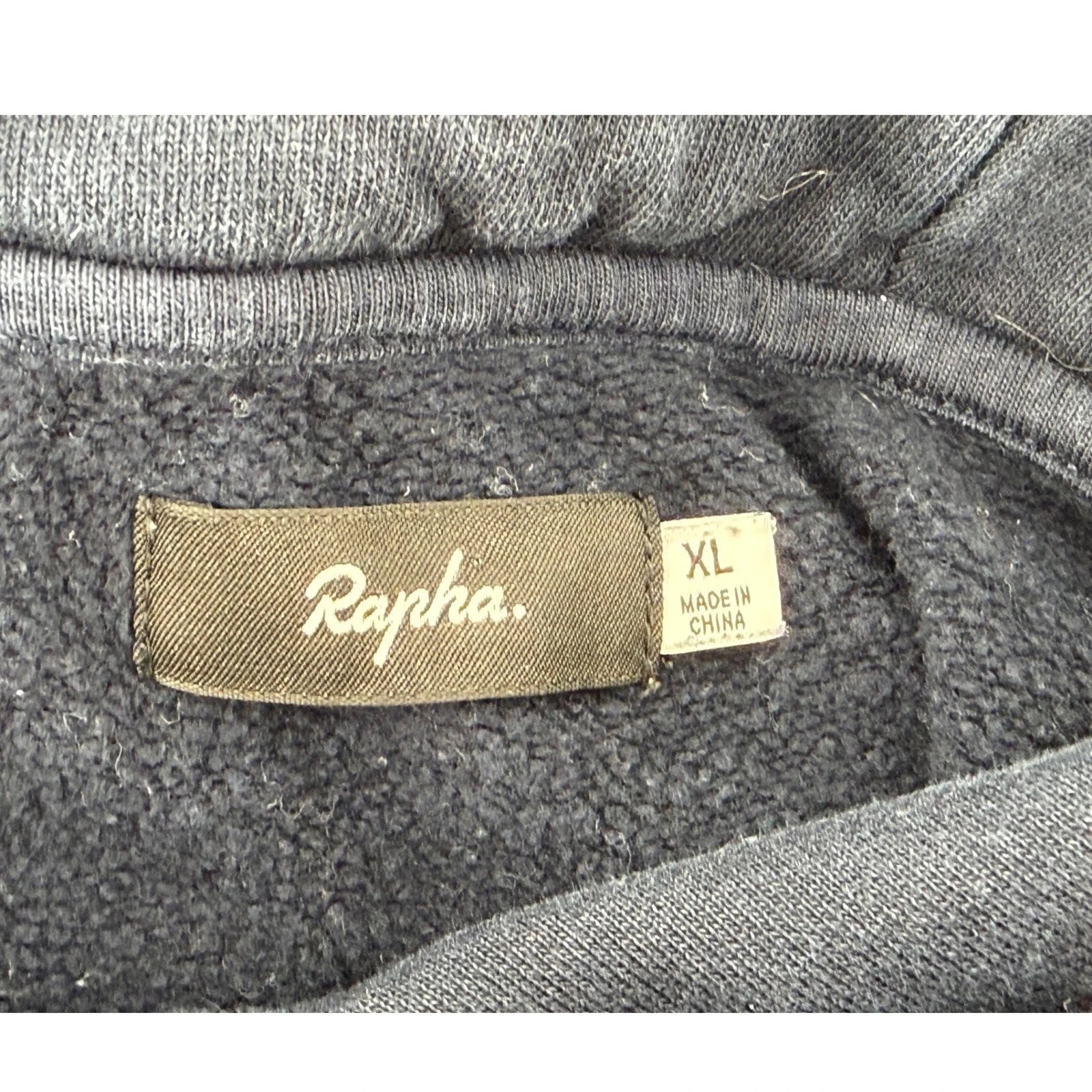 USED NAVY WHITE PINK RAPHA BREVET HI VIZ CYCLING HOODIE XL EXTREMELY RARE 👌🏽