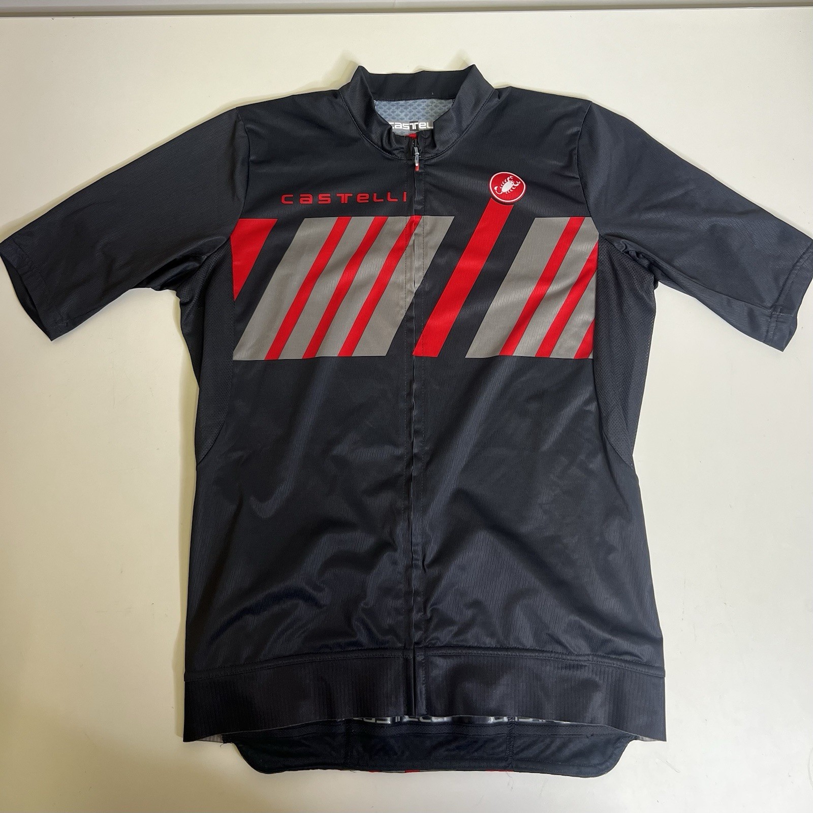 Castelli Men’s Hors Categorie Jersey Red & Black – Size Medium