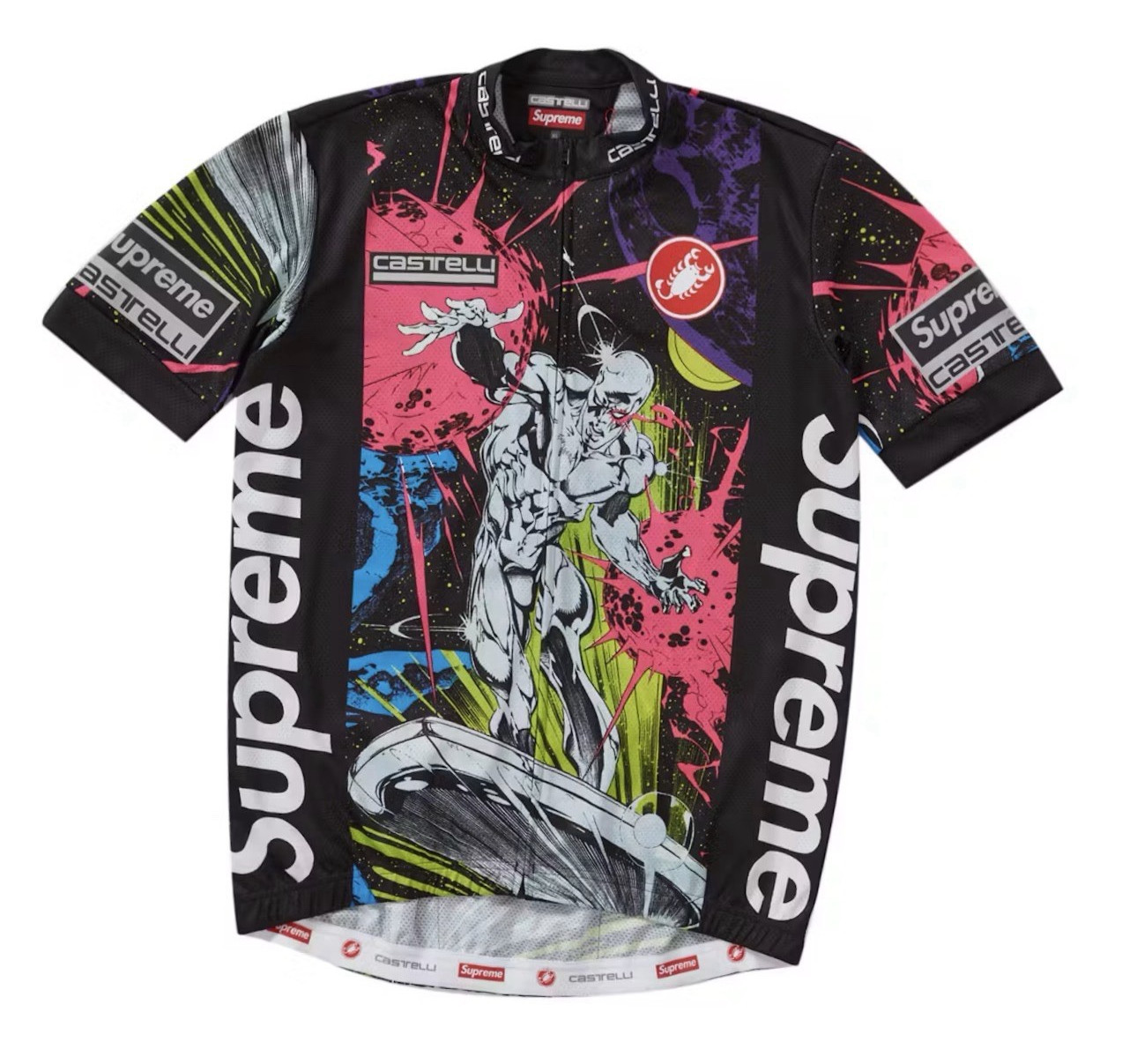 Supreme Silver Surfer Castelli Cycling Jersey (SS22) Size Large Brand New