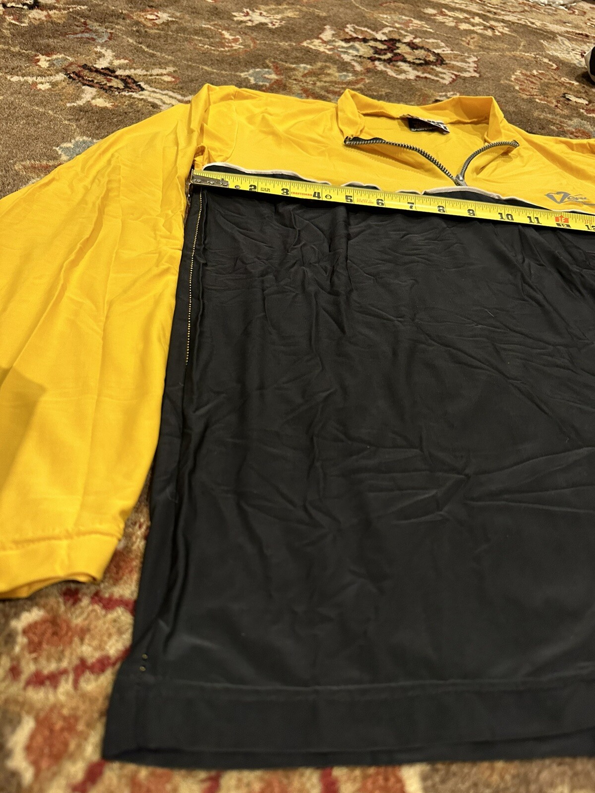 Verge Sport Mens Bicycling Long Sleeve Jersey size Medium Yellow & Black