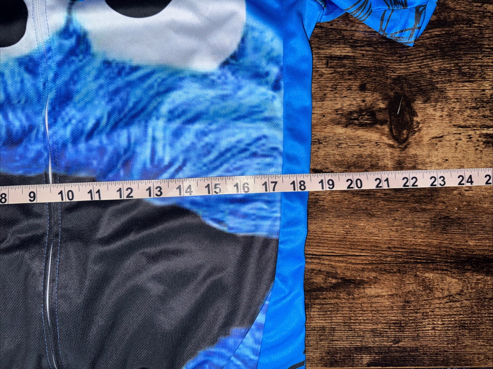 Weimostar cookie monster cycling jersey elastic waist size XL Blue