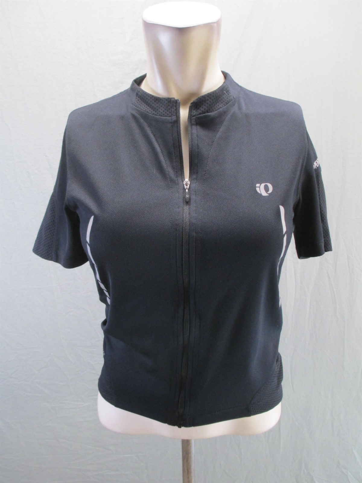 Pearl Izumi Size S Womens Black Cycling Compression 1/4 Zip Short Sleeve Top 758