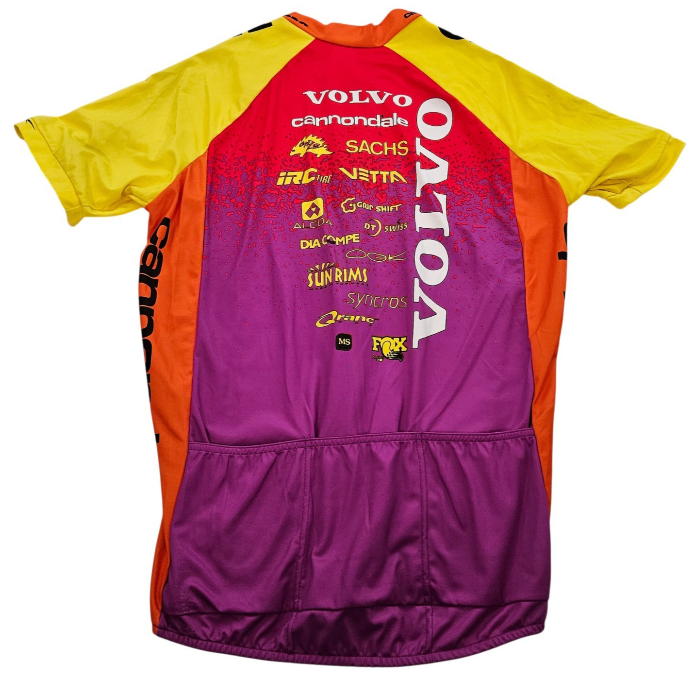 Vintage Cannondale MTB Jersey Size Large Made In USA Fox Volvo Dia-compe OGK