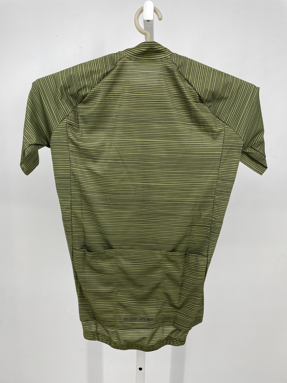 Pearl Izumi Mens ELITE Pursuit Graphic Jersey Green Striped Stretch 11121818