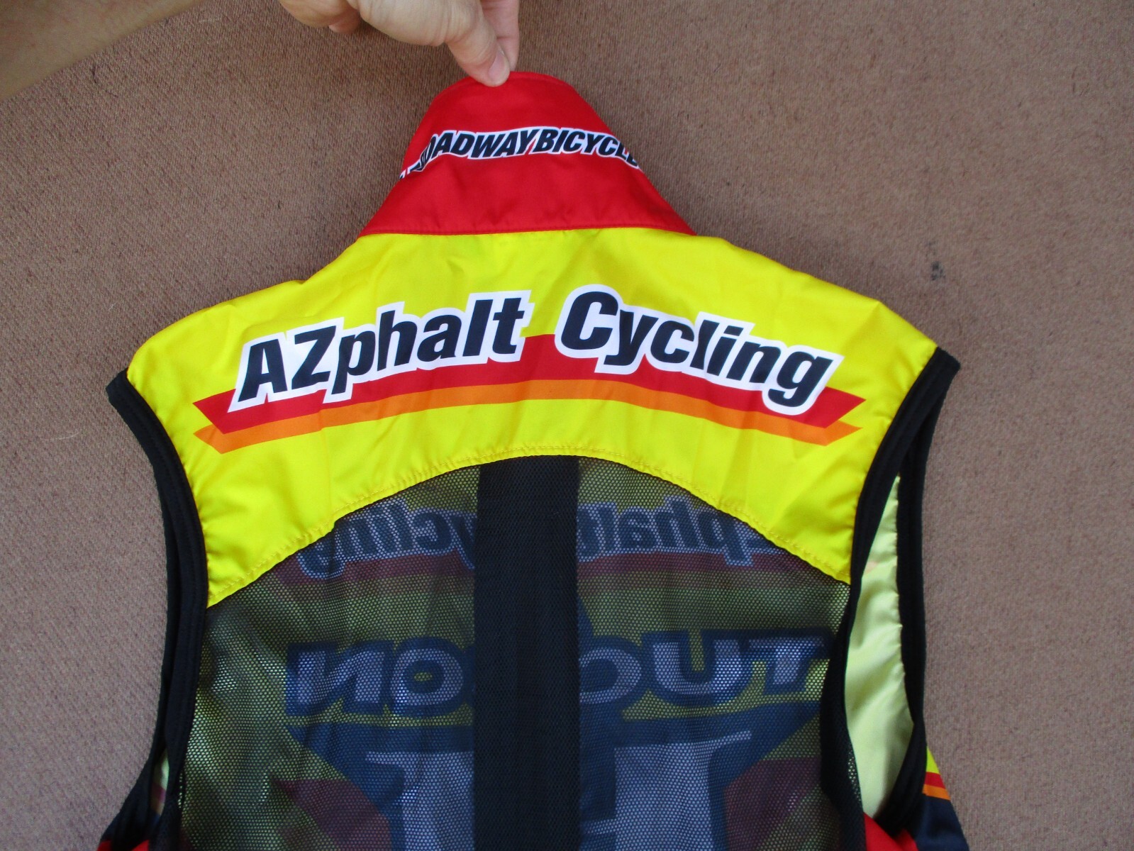 AZphalt Cycling Garneau Sleeveless Hot Weather Jersey, Riding Shirt, 40 chest