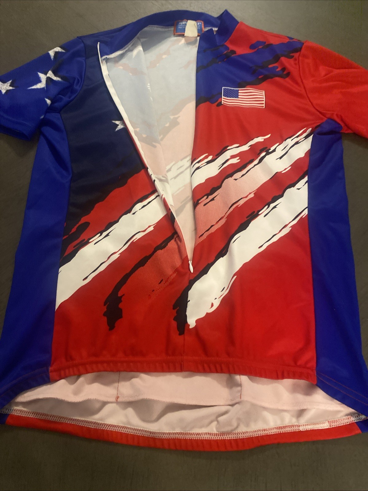 Performance Technical Wear Cycling Jersey Shirt Men’s Size L USA Cycling Team