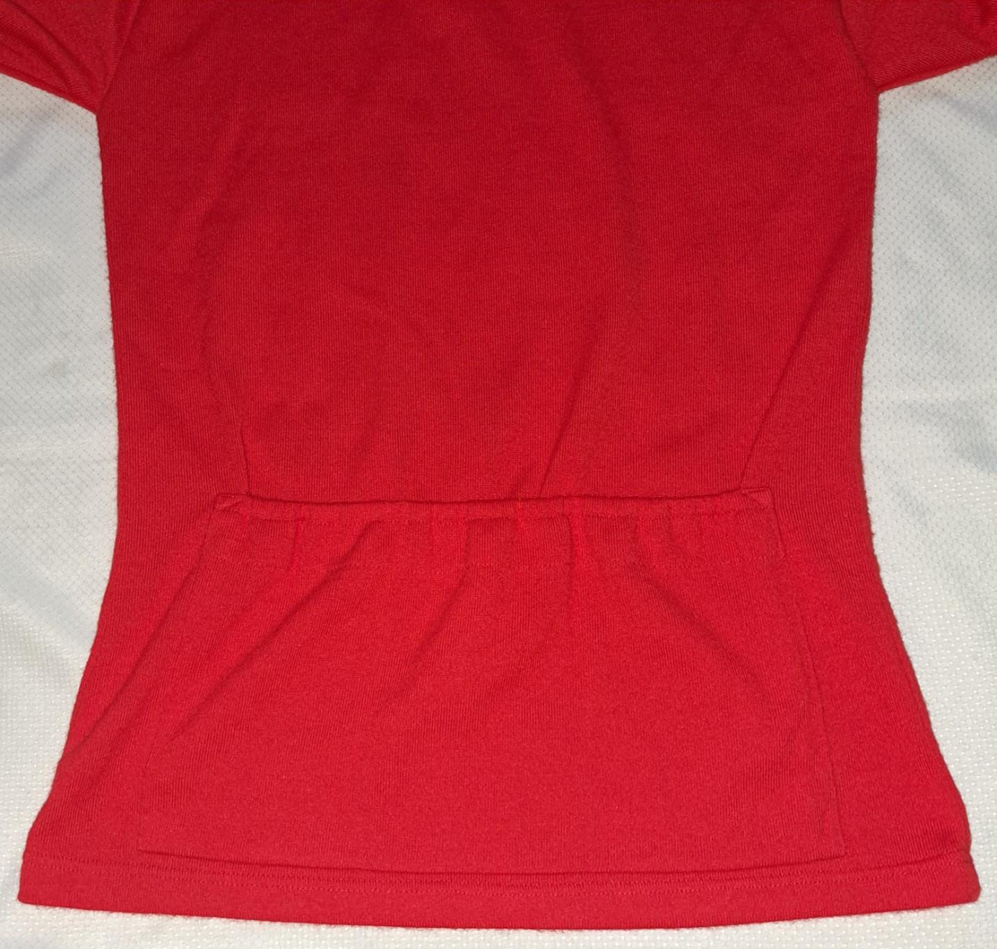 Au Tour De France Cycling Jersey Red Acrylic Euro “Size 4” check measurements