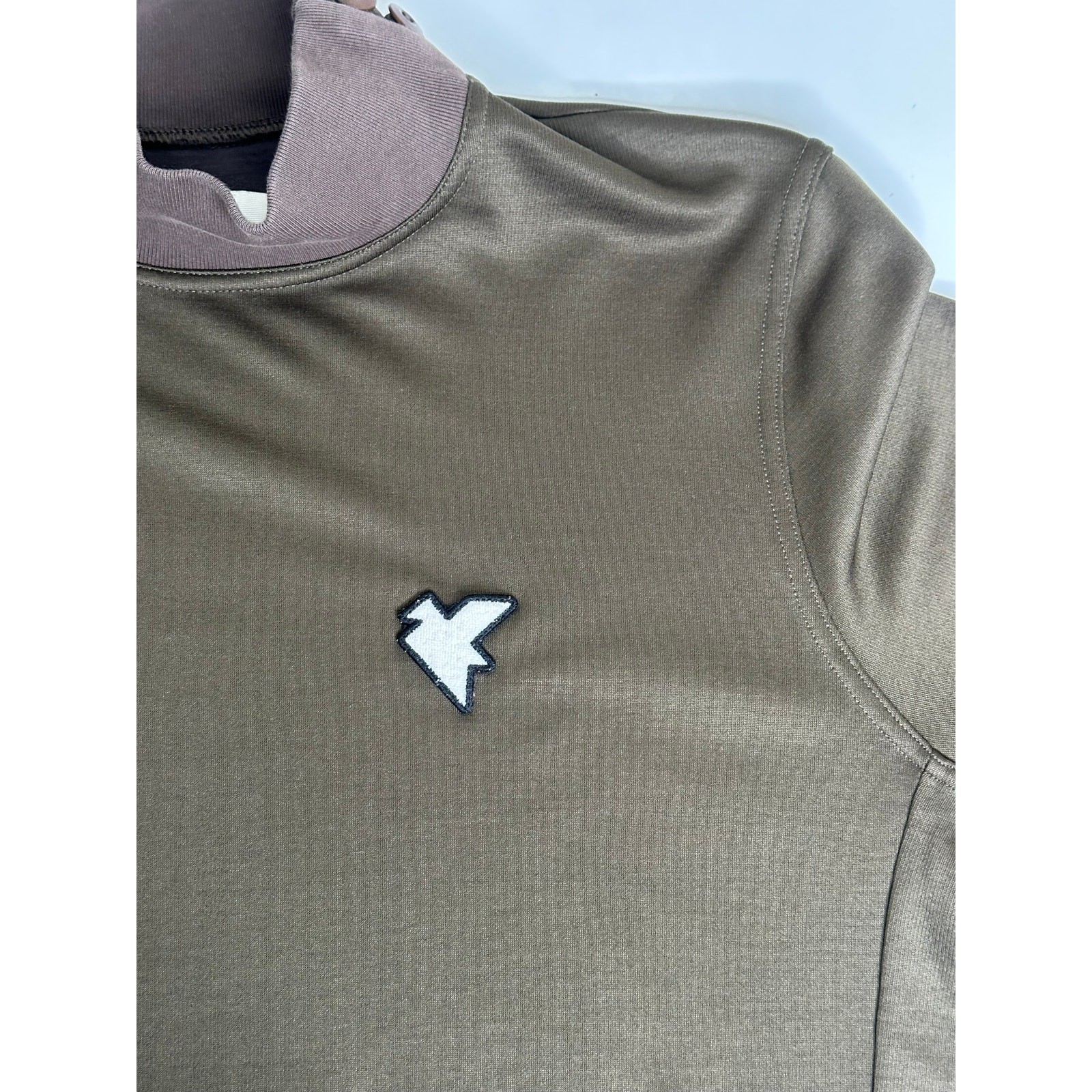Rapha Peace Race Jersey Mens XL Brown Merino Wool Removable Arm Warmers Cycling