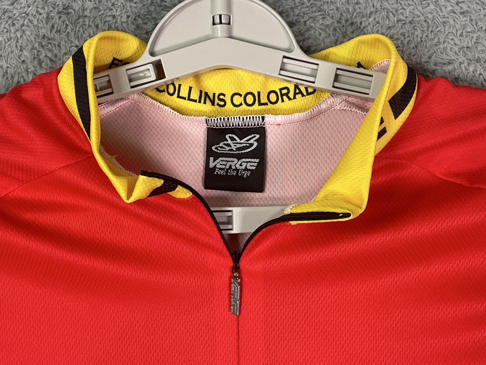 New Belgium Verge Sleeveless Cycling Jersey Mens XL Red Fat Tire Amber Ale