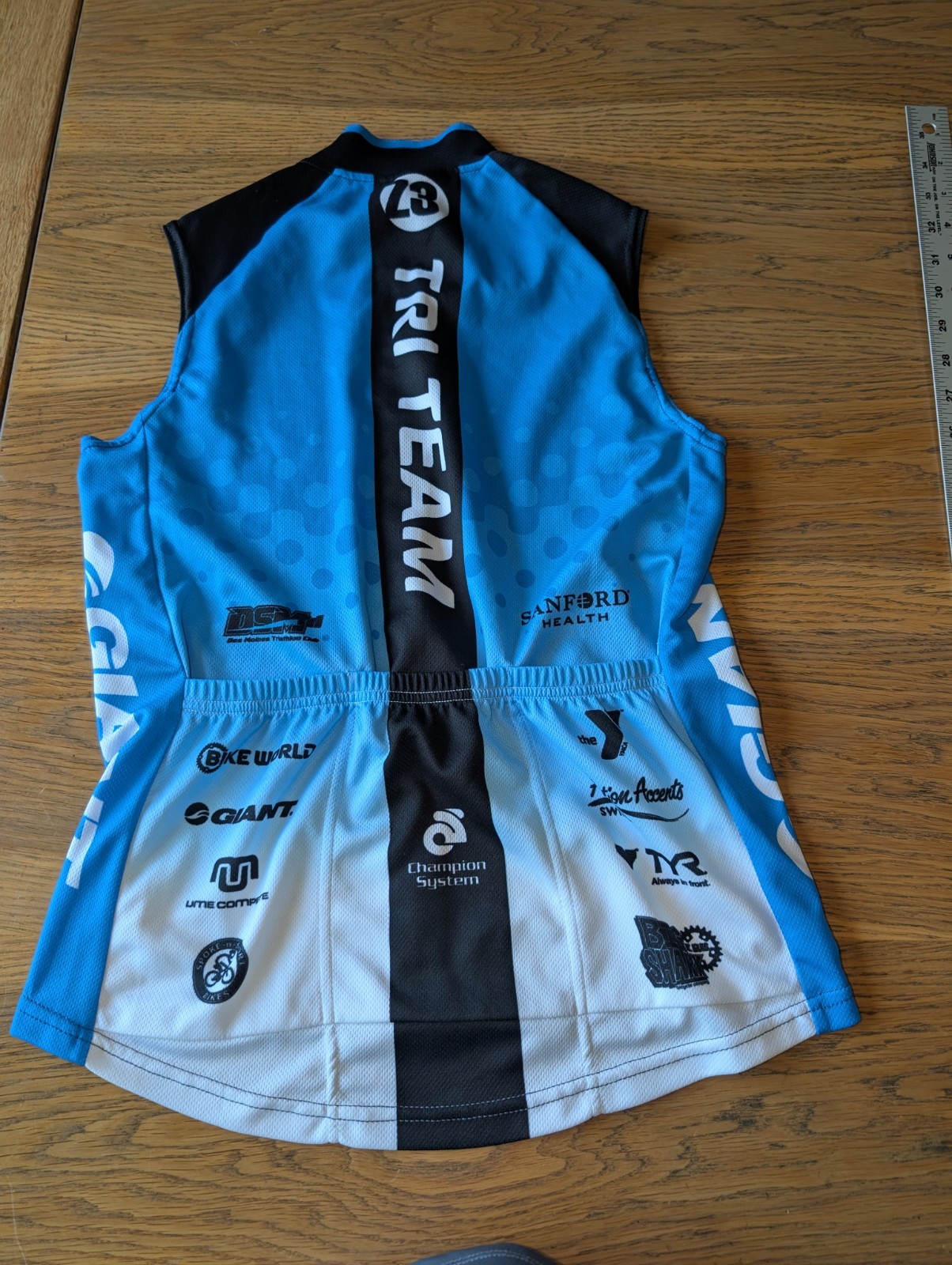 Champion System Sleeveless Bicycle Full Zip Small Top Back Pockets EUC Women’s
