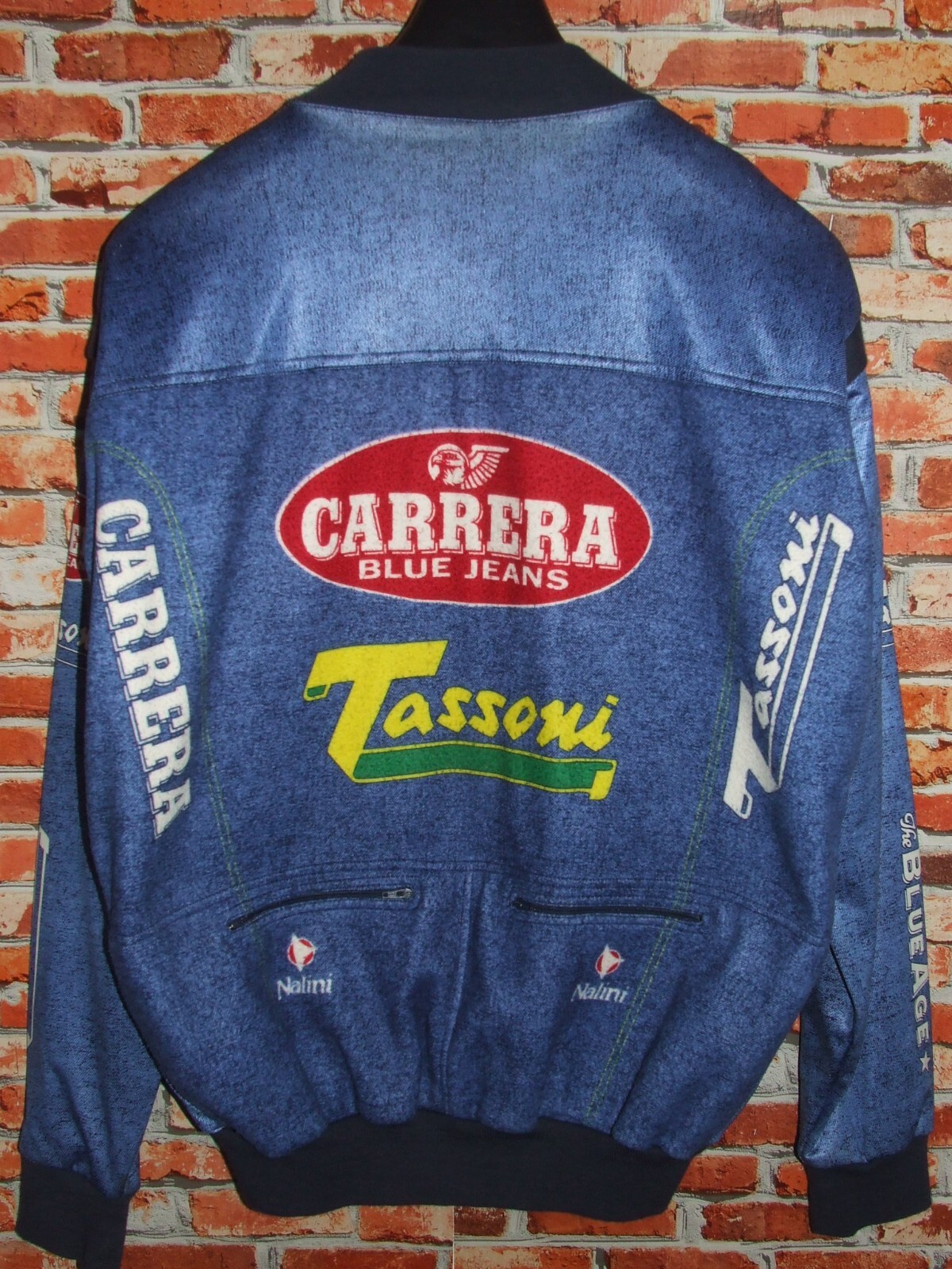 Carrera Tassoni Nalini Bike Jersey Jacket Cycling Synthetic Fleece Size XXL