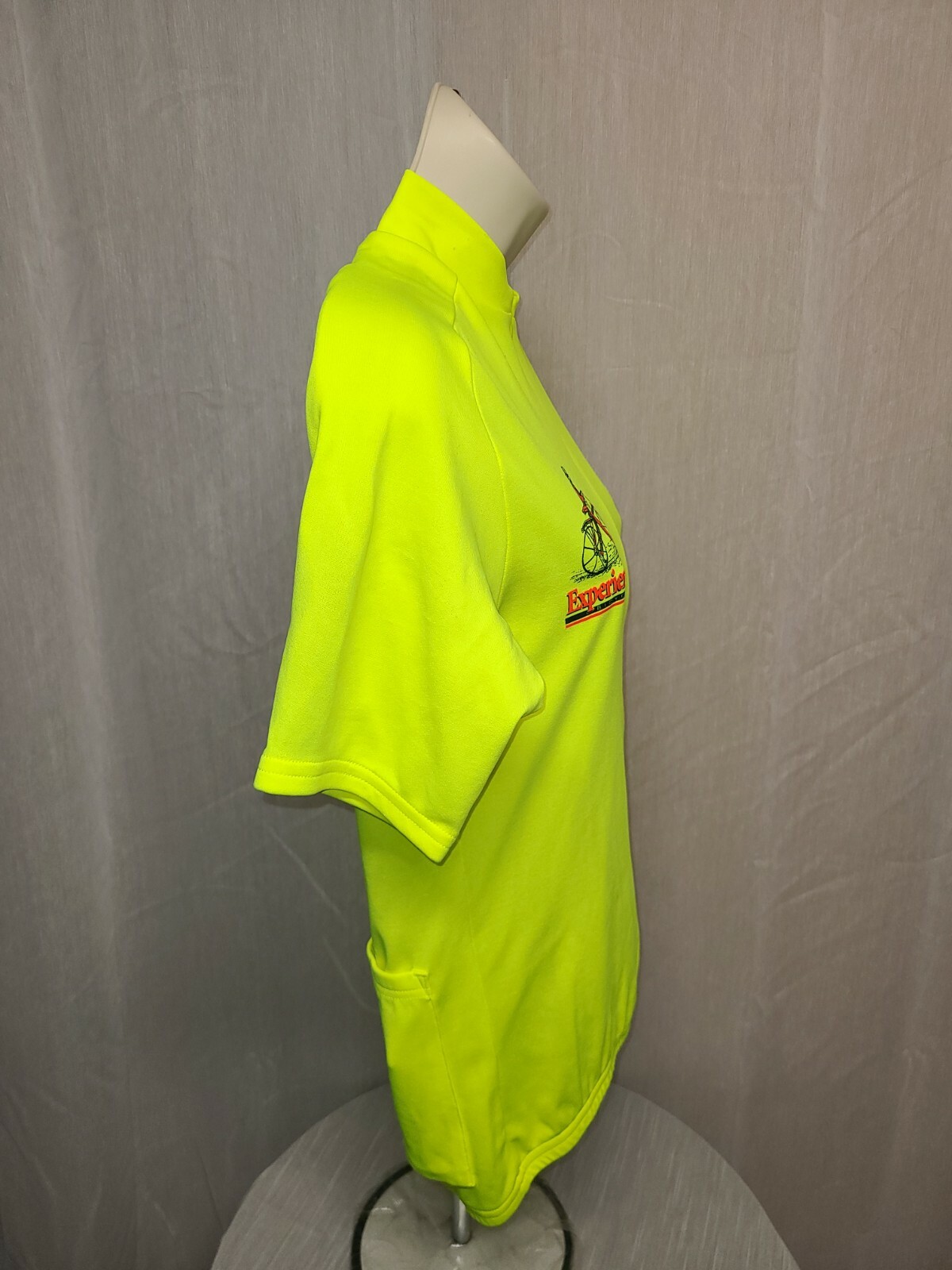 Experience Plus Bicycle and Walking Vacations Womens Medium Green Cycling Jersey