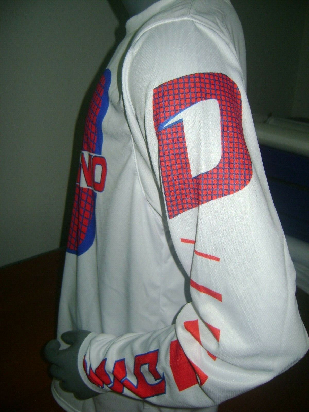 OLD SCHOOL BIKE JERSEY CLASSIC BMX JERSEY BIKE SHIRT DYNO VINTAGE L RACE WAFFLE