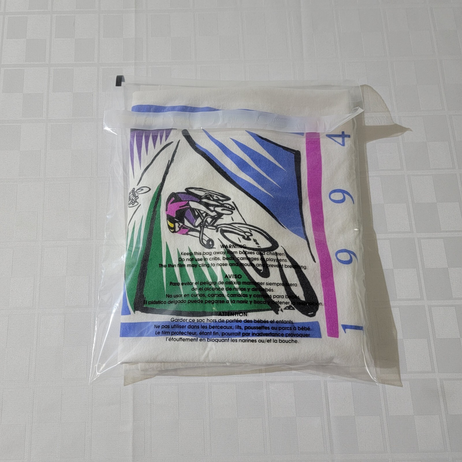 Vintage 1994 XL Hanes USA Single Stitch Utahs Best Dam MS Bike Tour Tshirt Tee