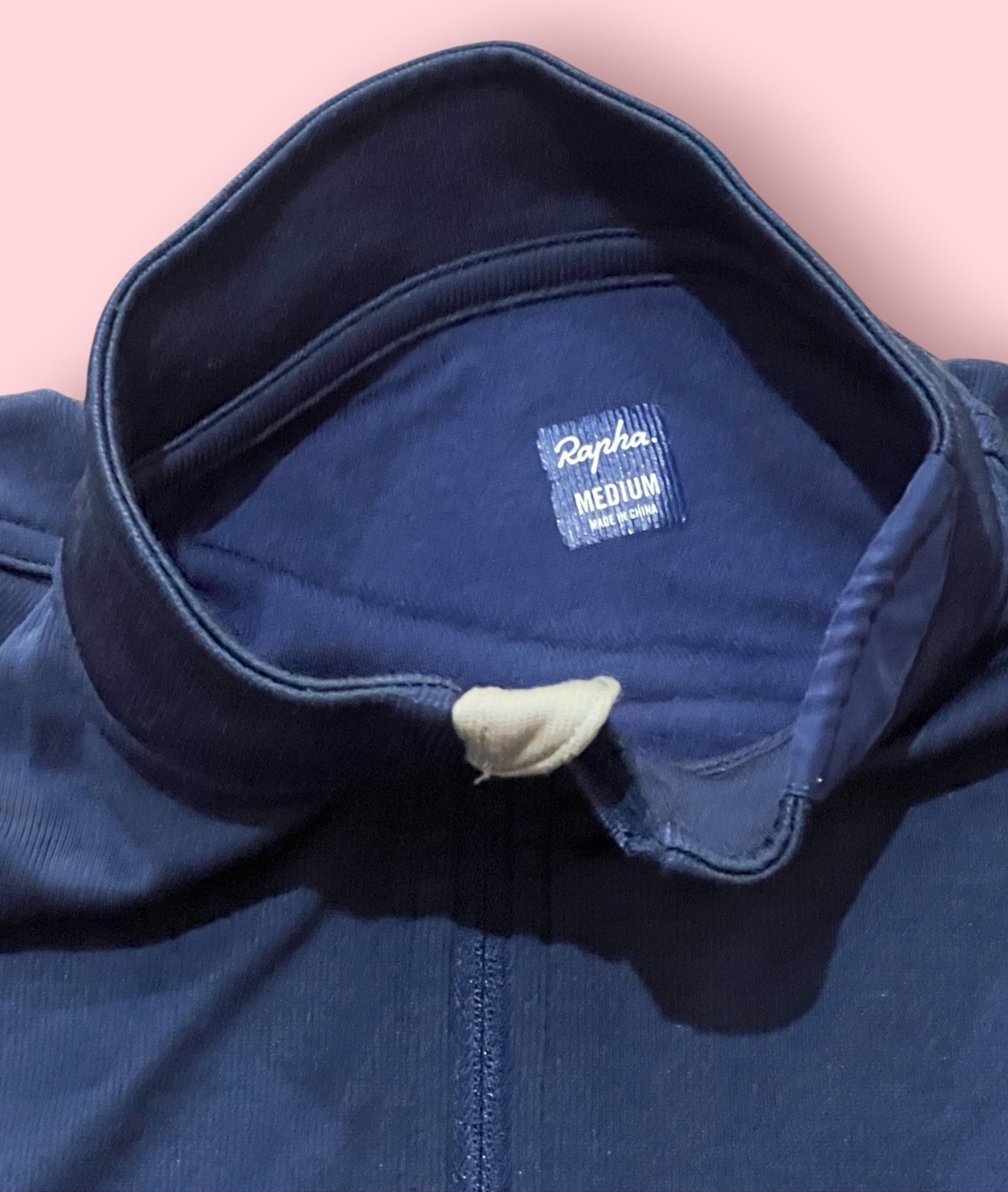 Rapha Classic Mens Cycling Jersey (Navy Blue / White)