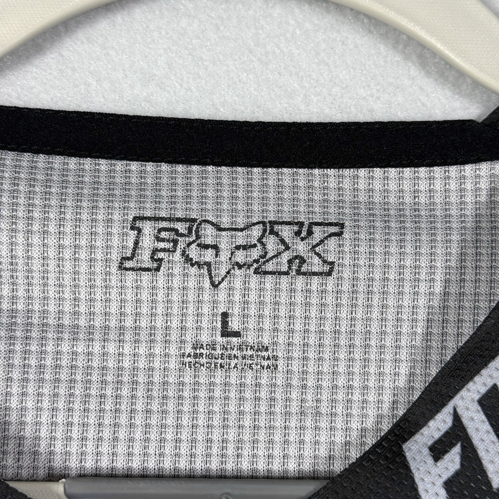 FOX Racing Shirt Mens Large Motocross Jersey Logo Performance Long Sleeve