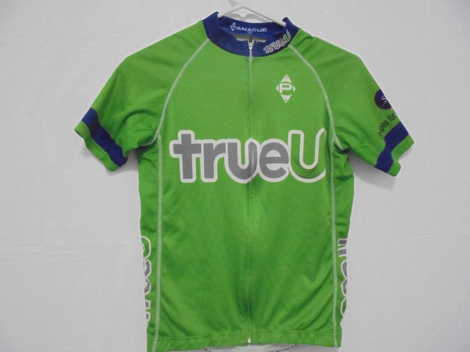 Cycling Jersey Mens Small Pinache Short Sleeve Rear Pockets Full Zipper