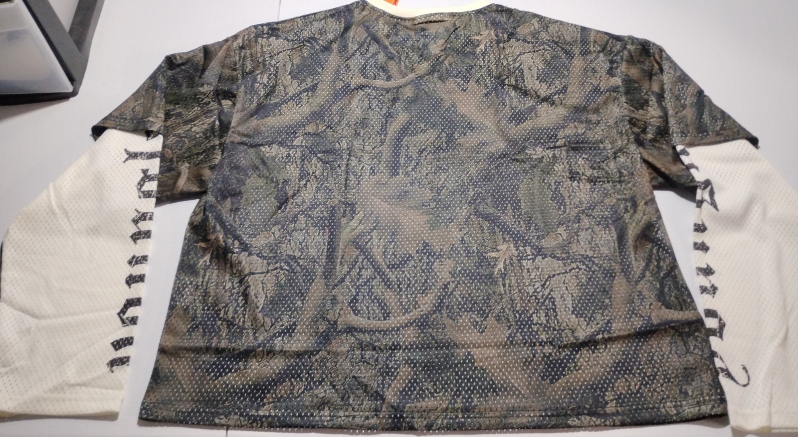YoungLA Varsity Camo Crop Jersey 2XL, Dark Tree Pattern