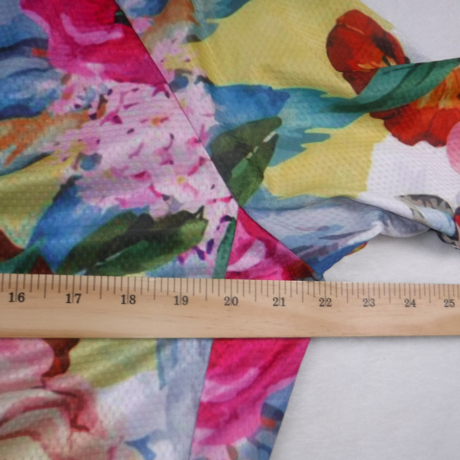Coolmax Floral Skull Cycling Jersey Short Sleeve Full Zip 3XL Multi Color