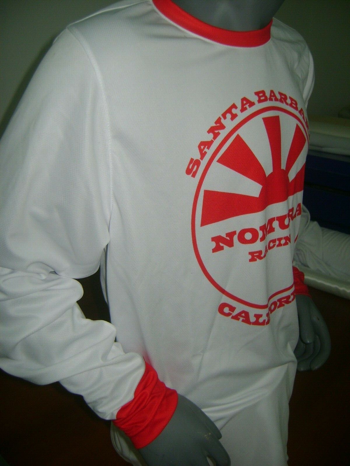 NOMURA BIKE JERSEY CLASSIC DESIGN BMX JERSEY RACE BIKE SHIRT 80’S DESIGN XL